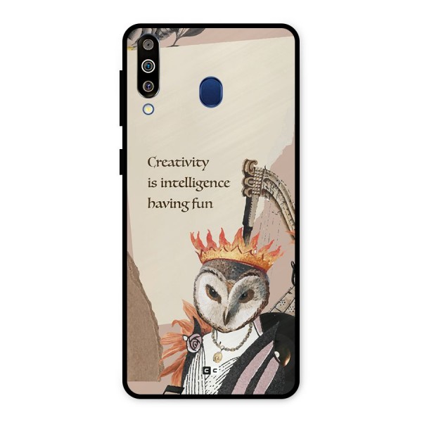 Creativity Intelligence Metal Back Case for Galaxy M30