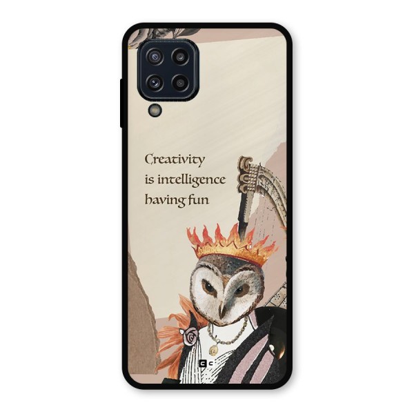 Creativity Intelligence Metal Back Case for Galaxy M32