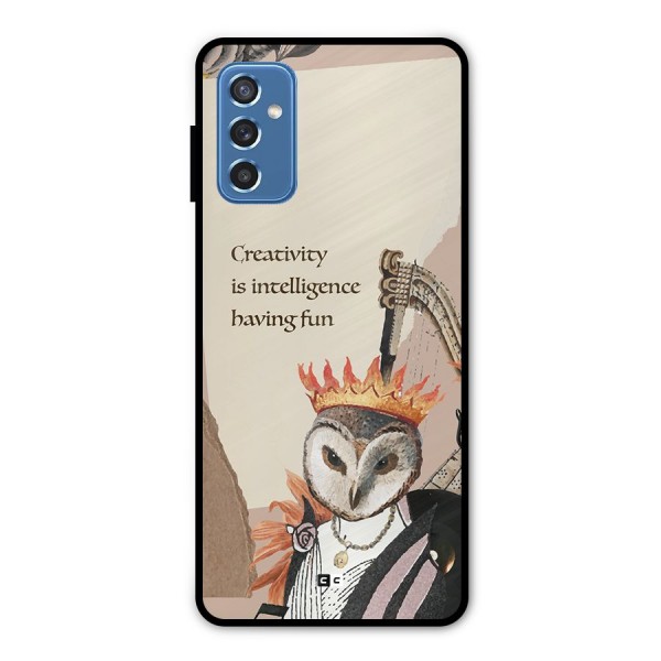 Creativity Intelligence Metal Back Case for Galaxy M52 5G