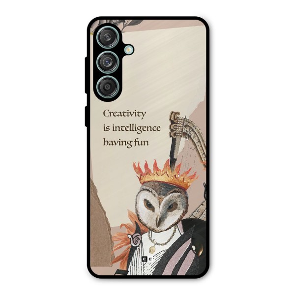 Creativity Intelligence Metal Back Case for Galaxy M55 5G