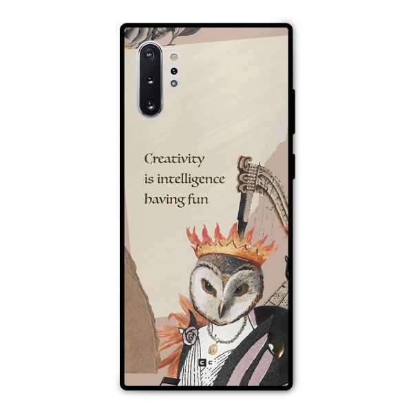 Creativity Intelligence Metal Back Case for Galaxy Note 10 Plus