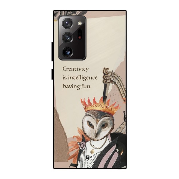 Creativity Intelligence Metal Back Case for Galaxy Note 20 Ultra