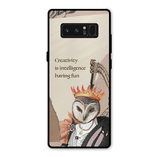 Creativity Intelligence Metal Back Case for Galaxy Note 8