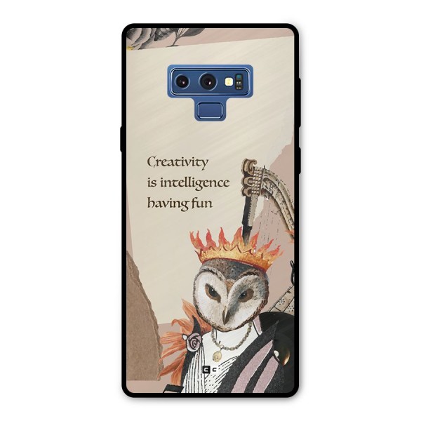 Creativity Intelligence Metal Back Case for Galaxy Note 9