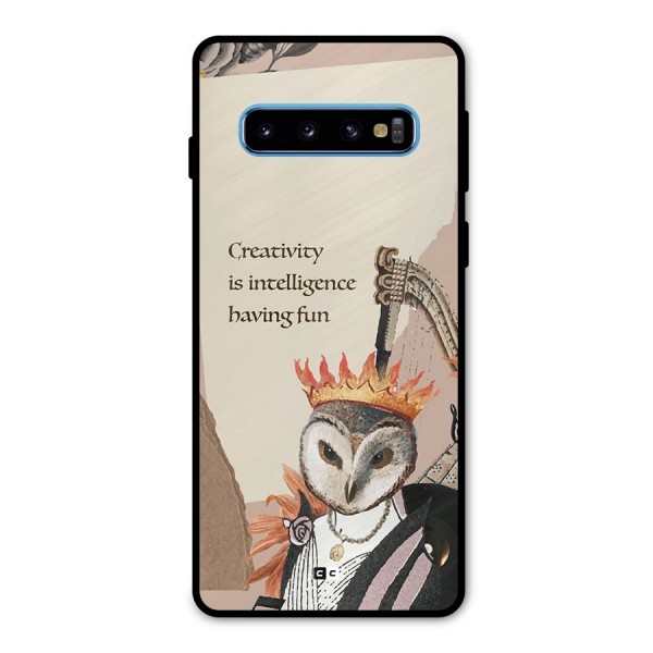 Creativity Intelligence Metal Back Case for Galaxy S10