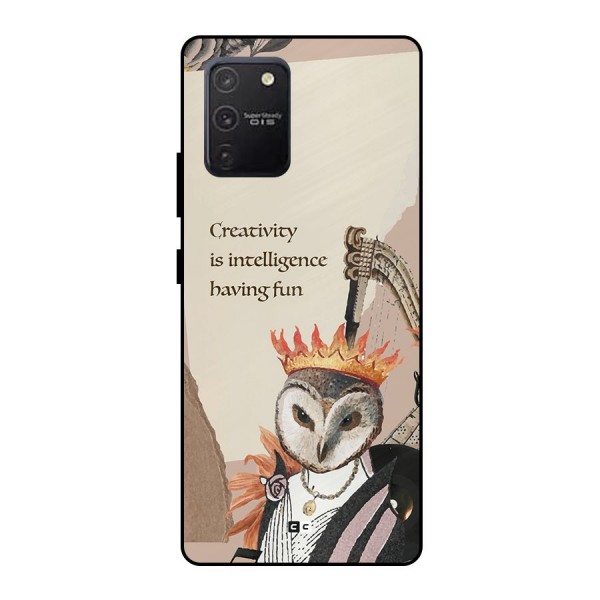 Creativity Intelligence Metal Back Case for Galaxy S10 Lite