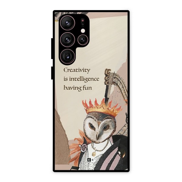 Creativity Intelligence Metal Back Case for Galaxy S22 Ultra 5G