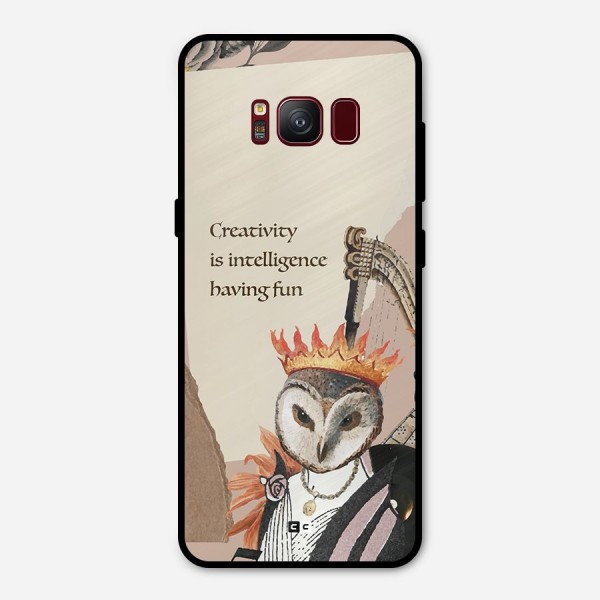 Creativity Intelligence Metal Back Case for Galaxy S8