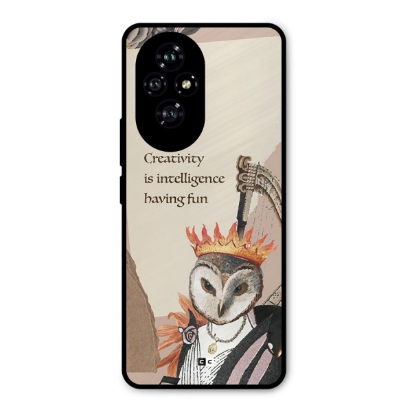 Creativity Intelligence Metal Back Case for Honor 200