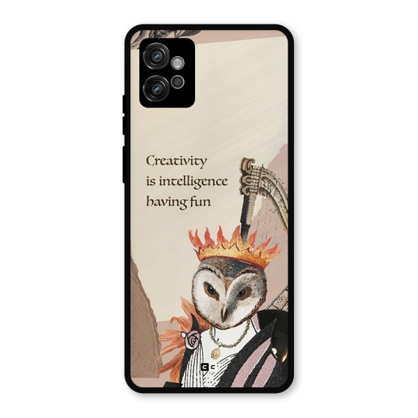 Creativity Intelligence Metal Back Case for Moto G32