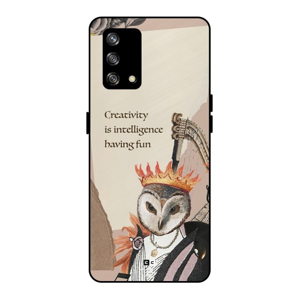 Creativity Intelligence Metal Back Case for Oppo F19s