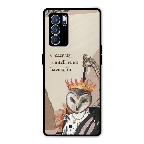 Creativity Intelligence Metal Back Case for Oppo Reno6 Pro 5G