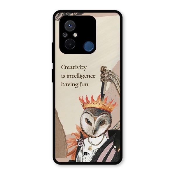 Creativity Intelligence Metal Back Case for Poco C55