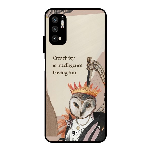 Creativity Intelligence Metal Back Case for Poco M3 Pro 5G