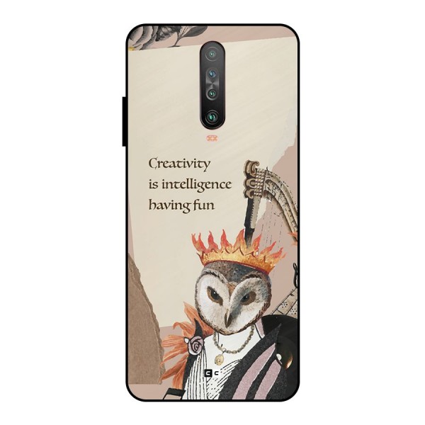 Creativity Intelligence Metal Back Case for Poco X2