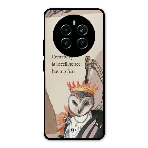 Creativity Intelligence Metal Back Case for Realme 12 Plus