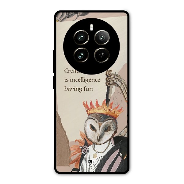 Creativity Intelligence Metal Back Case for Realme 12 Pro