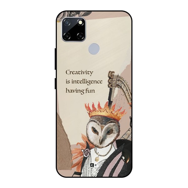 Creativity Intelligence Metal Back Case for Realme Narzo 30A