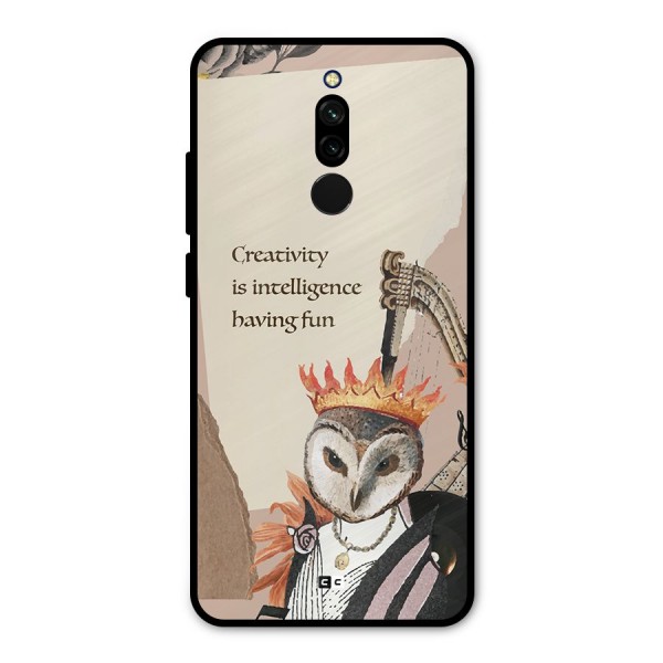 Creativity Intelligence Metal Back Case for Redmi 8