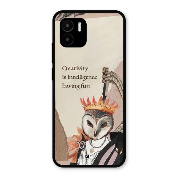 Creativity Intelligence Metal Back Case for Redmi A1