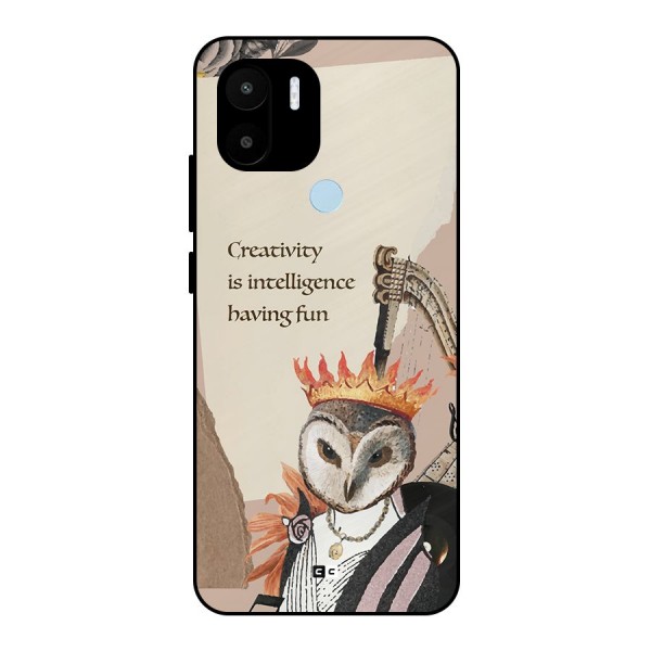 Creativity Intelligence Metal Back Case for Redmi A1 Plus