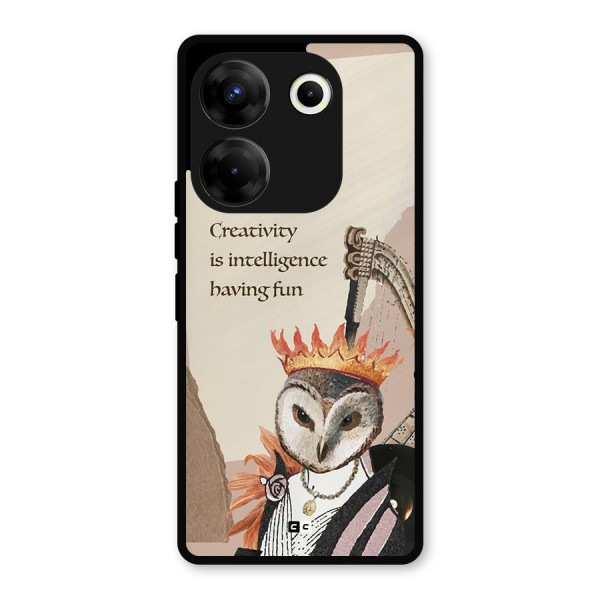 Creativity Intelligence Metal Back Case for Tecno Camon 20