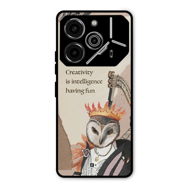 Creativity Intelligence Metal Back Case for Tecno Pova 6 Pro