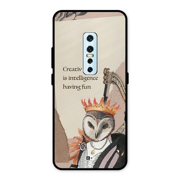 Creativity Intelligence Metal Back Case for Vivo V17 Pro