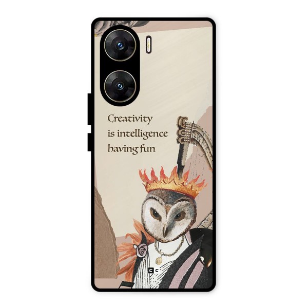 Creativity Intelligence Metal Back Case for Vivo V29e