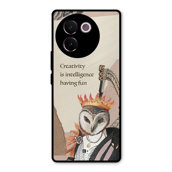 Creativity Intelligence Metal Back Case for Vivo V30e