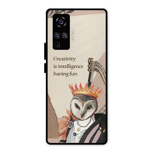 Creativity Intelligence Metal Back Case for Vivo X50 Pro