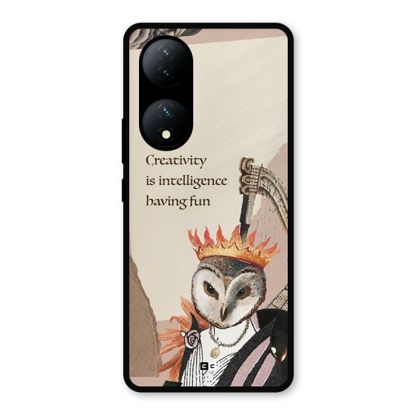 Creativity Intelligence Metal Back Case for Vivo Y100