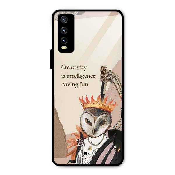 Creativity Intelligence Metal Back Case for Vivo Y20 2021