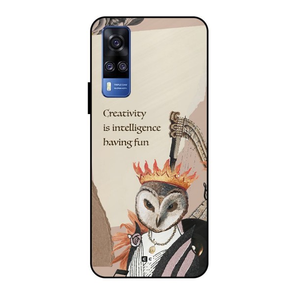 Creativity Intelligence Metal Back Case for Vivo Y51