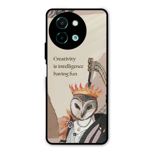 Creativity Intelligence Metal Back Case for Vivo Y58