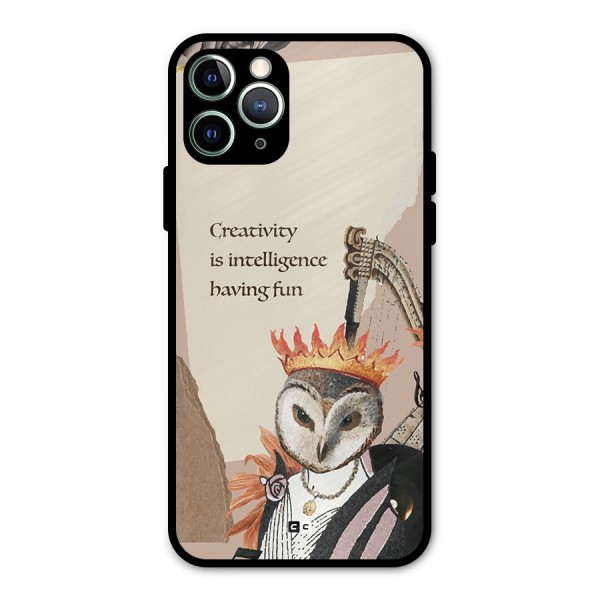 Creativity Intelligence Metal Back Case for iPhone 11 Pro Max