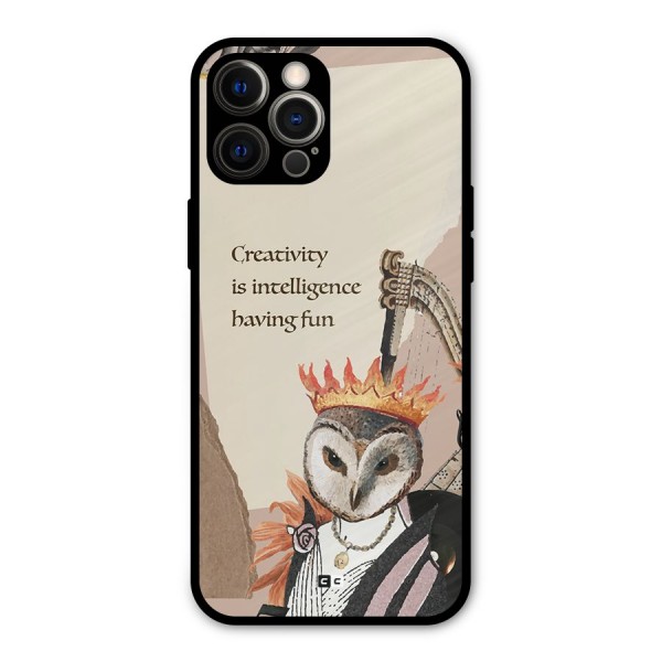 Creativity Intelligence Metal Back Case for iPhone 12 Pro Max