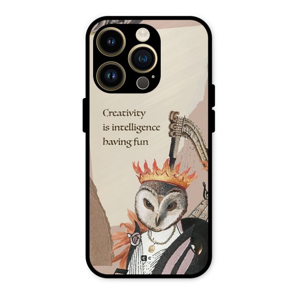 Creativity Intelligence Metal Back Case for iPhone 14 Pro