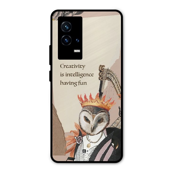 Creativity Intelligence Metal Back Case for iQOO 9 5G