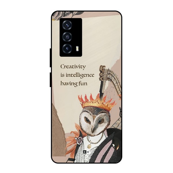 Creativity Intelligence Metal Back Case for iQOO Z5