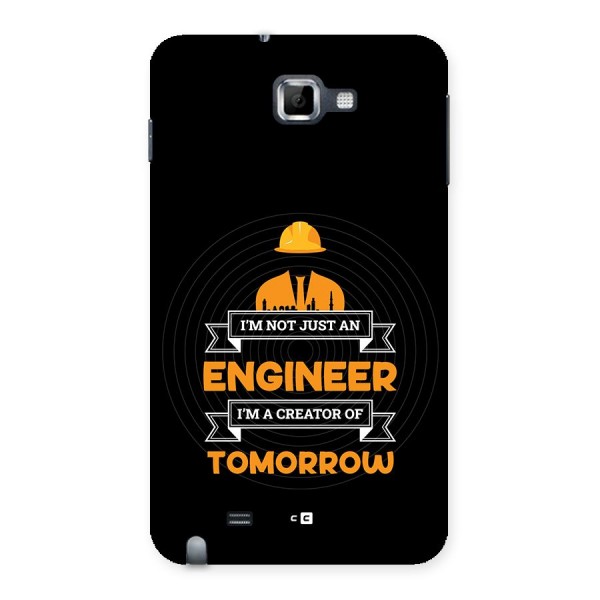 Creator Of Tomorrow Back Case for Galaxy Note