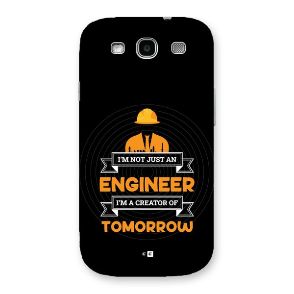 Creator Of Tomorrow Back Case for Galaxy S3