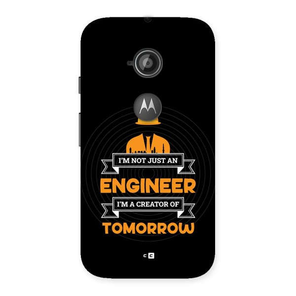 Creator Of Tomorrow Back Case for Moto E 2nd Gen