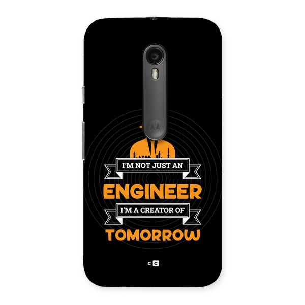 Creator Of Tomorrow Back Case for Moto G3