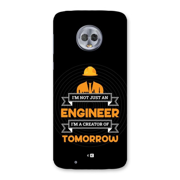 Creator Of Tomorrow Back Case for Moto G6