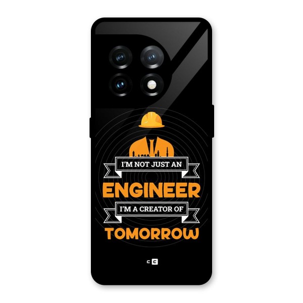 Creator Of Tomorrow Glass Back Case for OnePlus 11