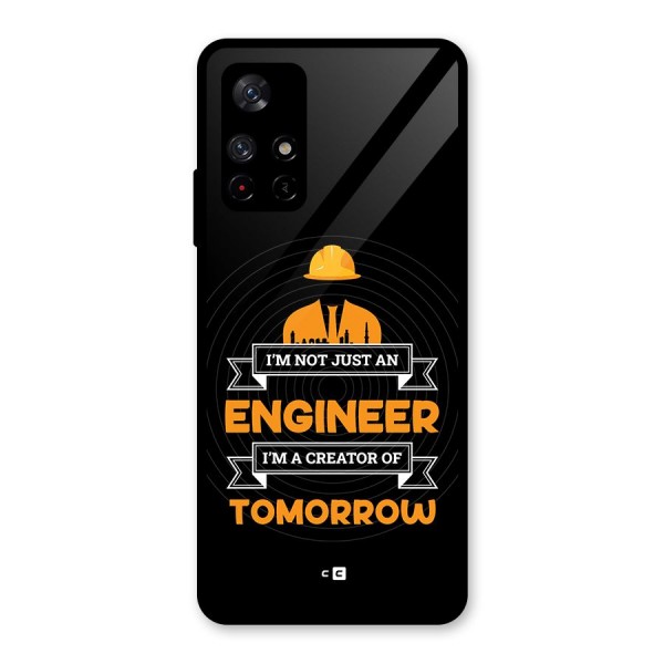 Creator Of Tomorrow Glass Back Case for Redmi Note 11T 5G