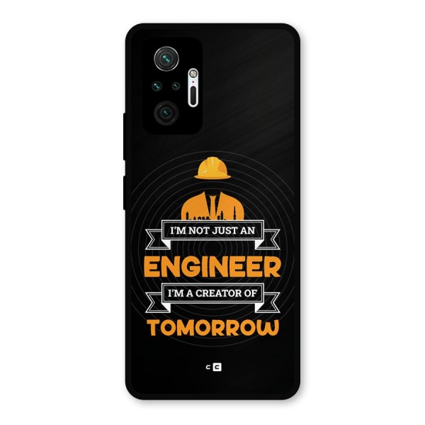 Creator Of Tomorrow Metal Back Case for Redmi Note 10 Pro