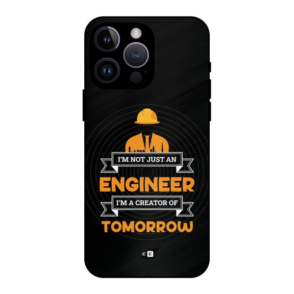 Creator Of Tomorrow Metal Back Case for iPhone 14 Pro Max