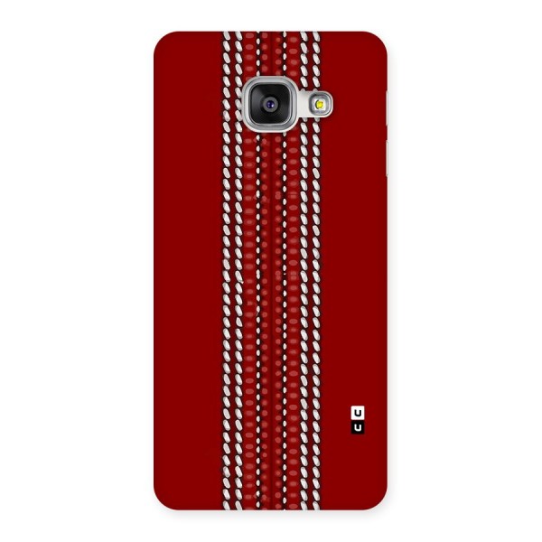 Cricket Ball Pattern Back Case for Galaxy A3 (2016)